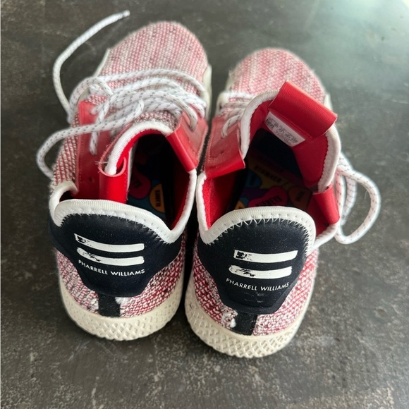 $159 NEW! - Adidas Pharrell Scarlet - Tennis HU v2 - 10.5 - Picture 8 of 12